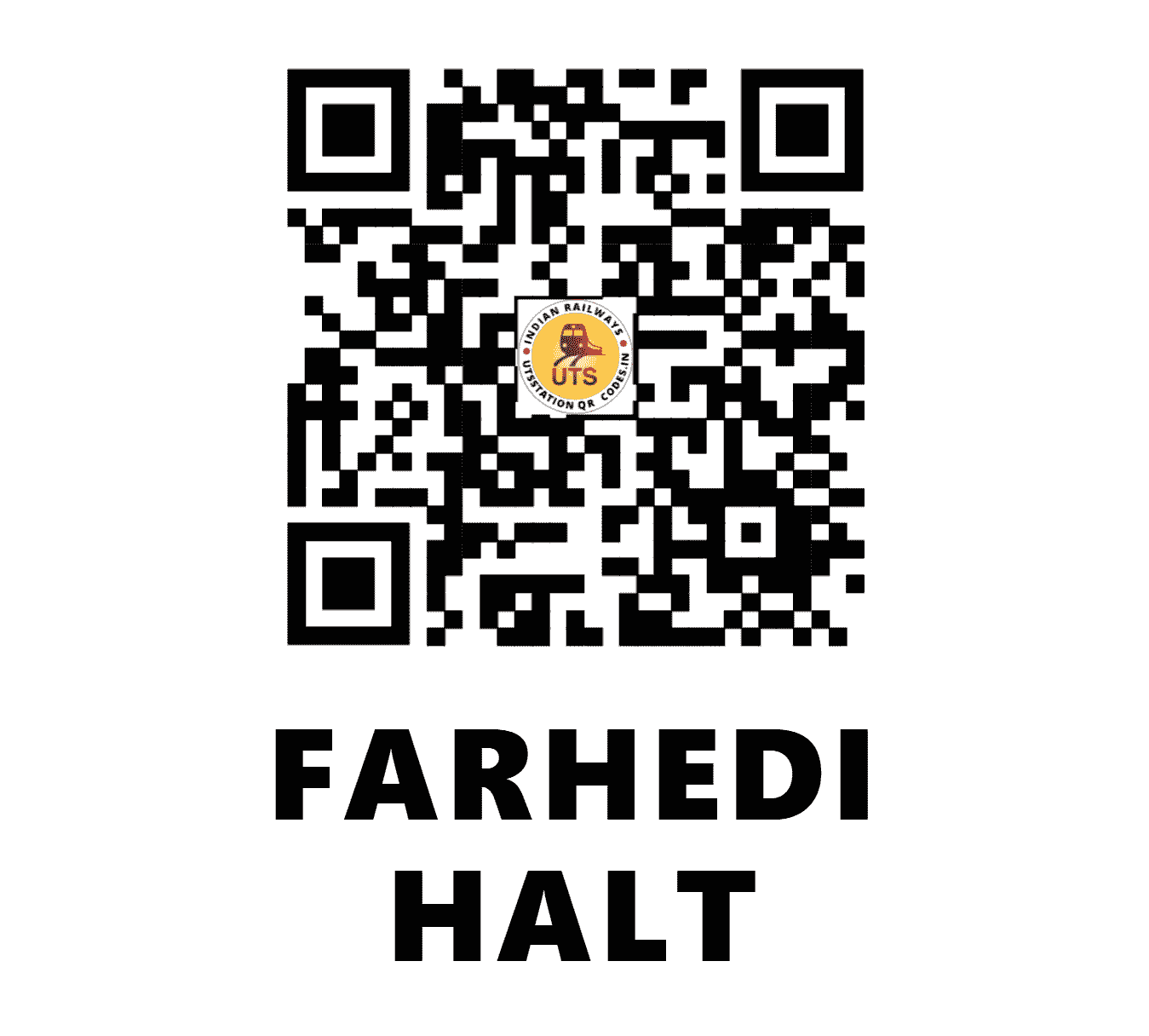 UTS QR Code for FARHEDI HALT - FRD - NR (UTTAR PRADESH)